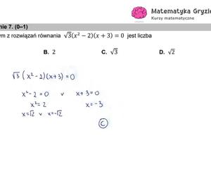 Matura matematyka rozwiązania