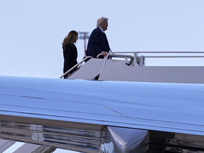 Trump wsiadł do samolotu natychmiast po pogrzebie papieża