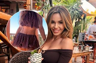 Doda w kusej mini i jeszcze krótszym topie. Odsłoniła mięśnie twarde jak skała