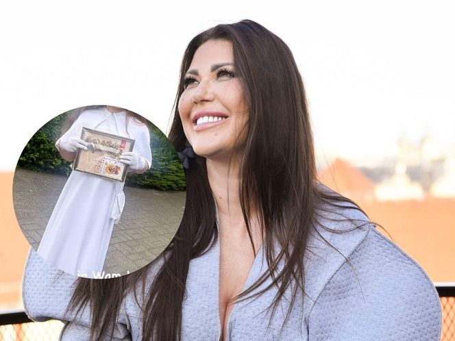 Iwona Węgrowska pokazała kolejną suknię córki