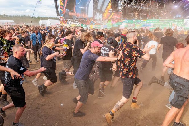 Festiwalowicze na Pol'and Rock Festivalu 2025