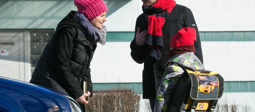 Sigielka odcinek 123, Elka (Paulina Chruściel), Konrad (Paweł Ciołkosz), syn Konrada (Mateusz Wieniek)