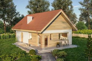 Domy parterowe do adaptacji poddasza