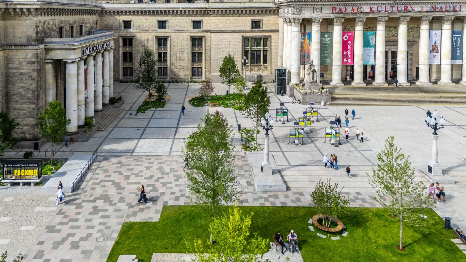 Plac Centralny Warszawa, sierpień 2025