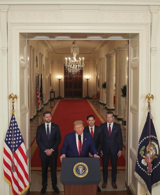 Kompleks nuklearny Fordo w Iranie po ataku USA 