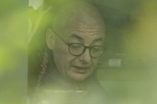 Michał Kamiński z córką na rowerze