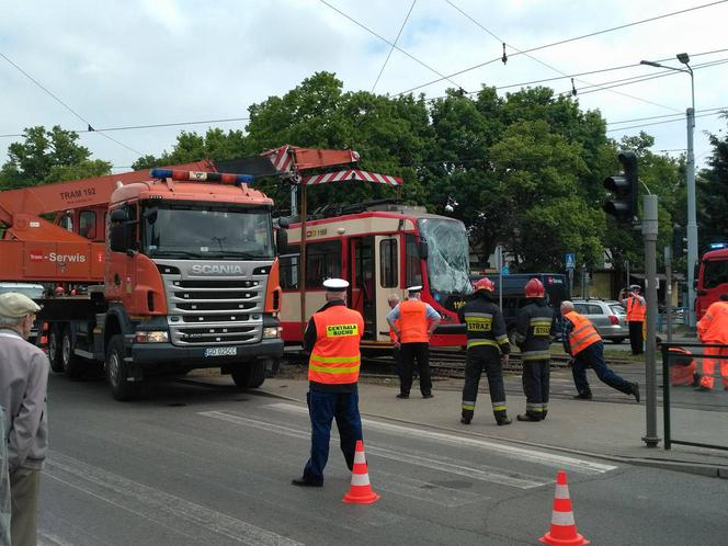 Czołowe zderzenie tramwajów w Gdańsku!