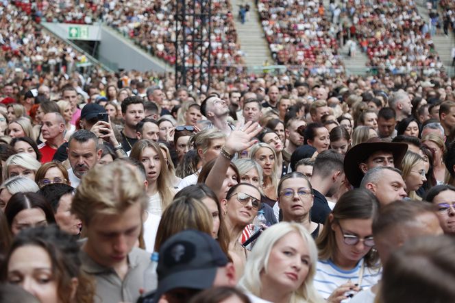 Koncert Jennifer Lopez w Warszawie (25.07.2025) - część druga. Organizatorem koncertu jest Prestige MJM