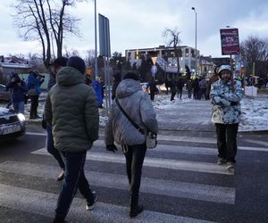 Protest kielczan przeciw budowie S74