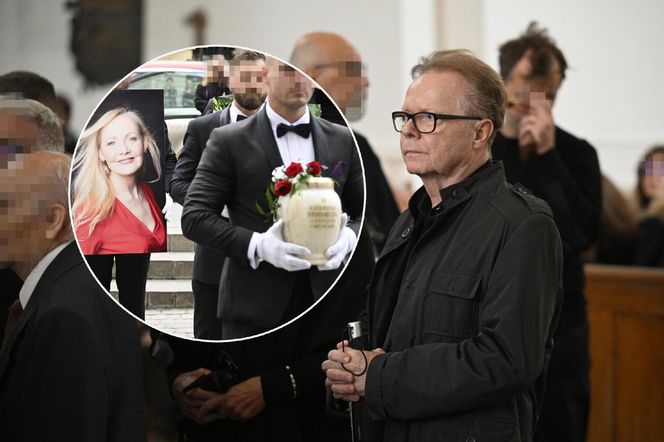 Michał Bajor na pogrzebie Kasi Stoparczyk