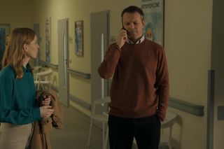 Barwy szczęścia, odcinek 3196. Jagoda Redlińska (Karolina Rzepa), Bruno (Lesław Żurek)