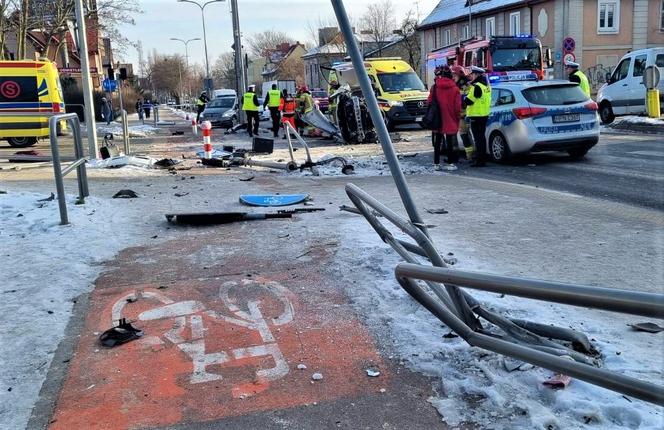Wypadek w Słupsku