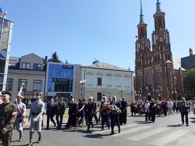 Odsłonięcie tablicy upamiętniającej 100-lecie Cudu nad Wisłą