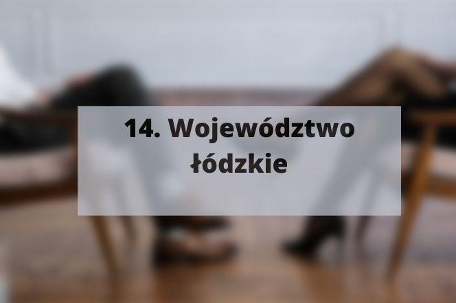 Województwo łódzkie: 1,4 rozwodów na 1000 osób