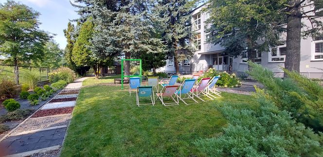 Ogród sensoryczno- naukowy przy SP nr 10 w Zamościu