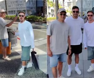 Nicola Zalewski i Piotr Zieliński przyłapani w Beverly Hills! Nagranie podbija internet