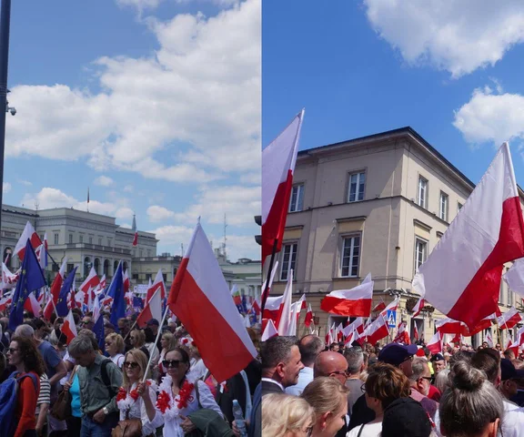 Byliśmy na marszach. Jedna różnica rzucała się w oczy