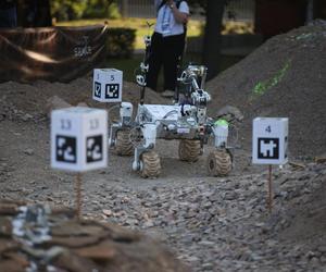 10. edycja zawodów łazików marsjańskich European Rover Challenge na terenie Akademii Górniczo-Hutniczej w Krakowie