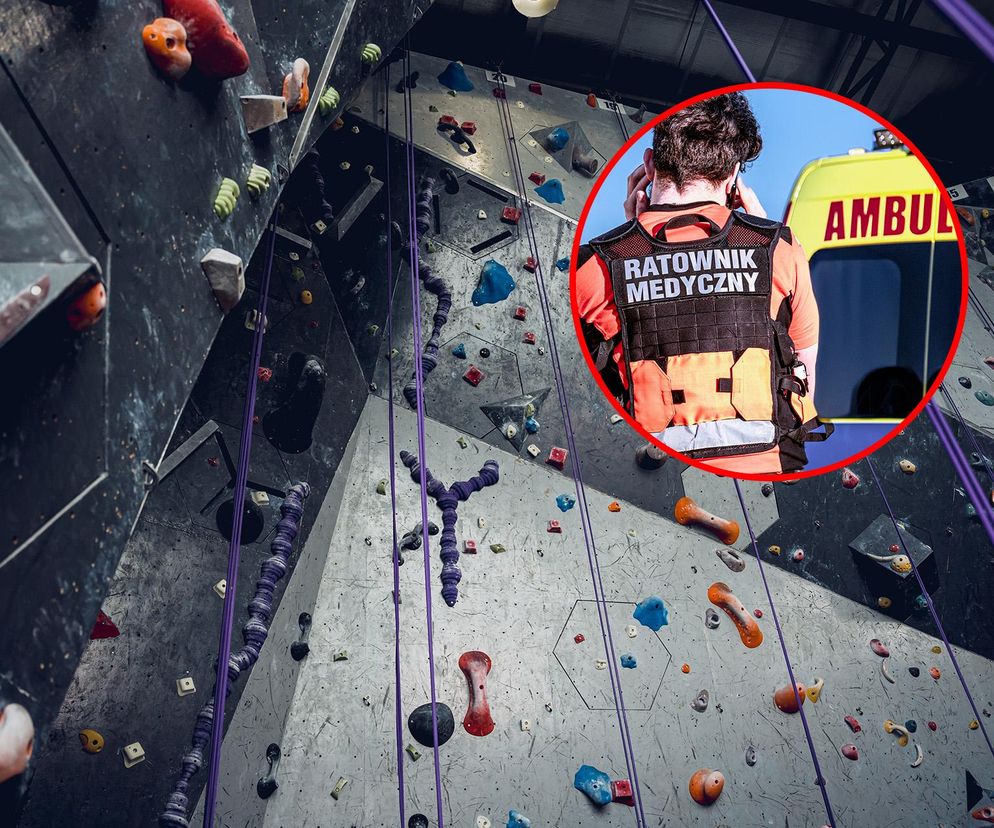 Warszawa. Śmiertelny wypadek na ściance wspinaczkowej. Nie żyje 72-letnia kobieta