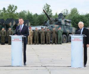 Błaszczak i Kaczyński zapowiadają obchody święta Wojska Polskiego