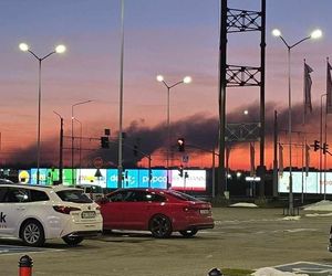 Pożar chińskiego sklepu w Rudzie Śląskiej