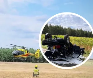  Tragiczny wypadek w Korczewie. Zginęła jedna osoba, kilka jest rannych!