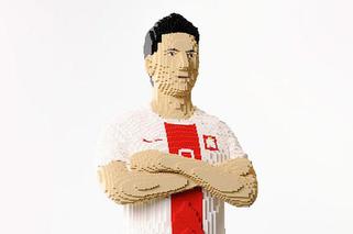 Robert Lewandowski z klocków LEGO na Stadionie Narodowym