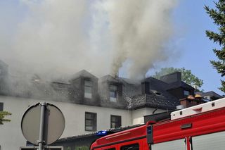 Pożar hotelu w Starachowicach. Jest apel strażaków 