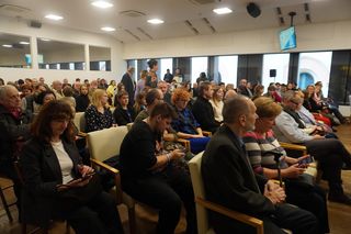 Uroczystość wręczenia nagród w 82. Konkursie Szopek Krakowskich i wystawa pokonkursowa.