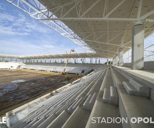 Stadion Opolski w budowie. Najnowsze zdjęcia