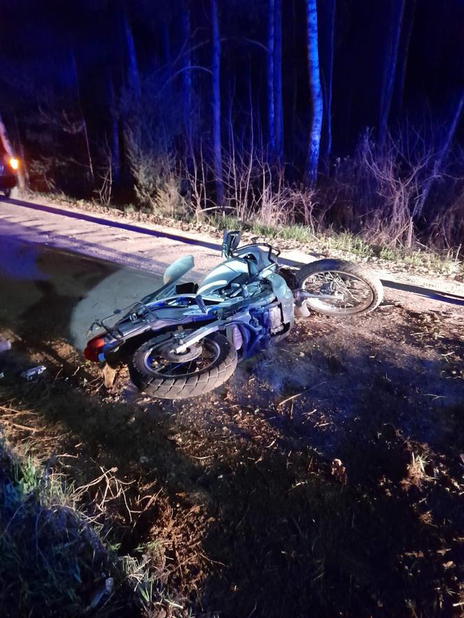 Powiat łosicki: śmiertelny wypadek motocyklisty w Mierzwicach-Kolonii