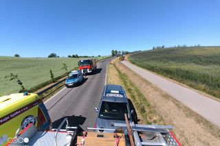 Poważny wypadek pod Mrągowem