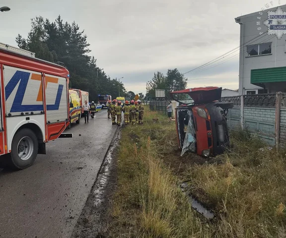 Wypadek busa w Krzepicach. 6 osób trafiło do szpitali