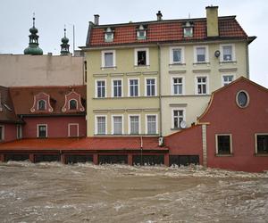 Kłodzko. Zalane centrum miasta