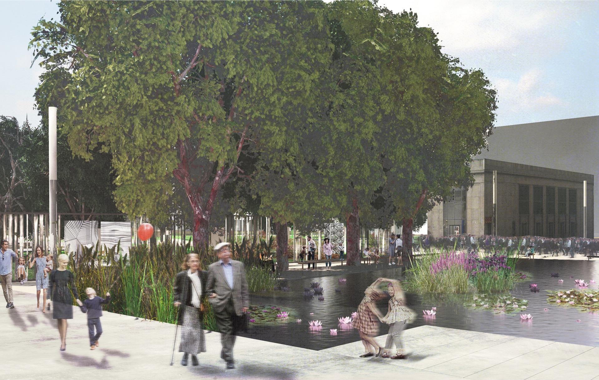 Aorta Warszawy, Zwycięski projekt