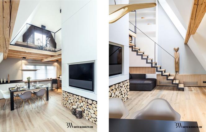 Aranżacja wnętrza apartamentu w Zakopanem