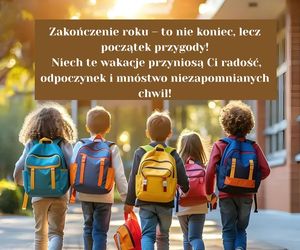 Grafiki i kartki na zakończenie roku szkolnego
