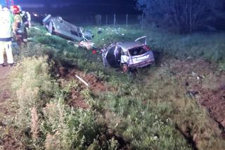 Rzezawa. Wypadek na autostradzie A4. 13 osób rannych