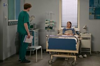 Pierwsza miłość, odcinek 3966: Julita (Dagmara Bryzek), Radek (Karol Biskup)