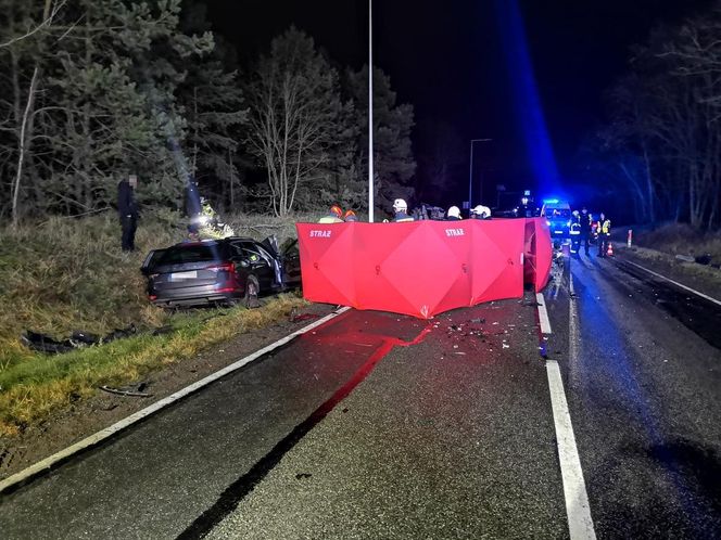 Motorówka spadła z przyczepy i uderzyła w auto pod Bydgoszczą! Zginęli dwaj mężczyźni 