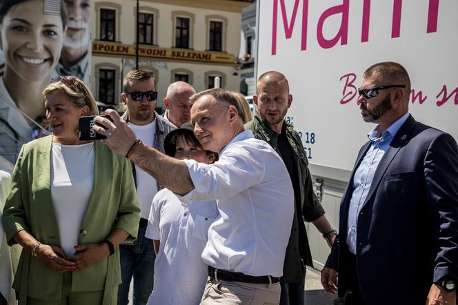 Andrzej Duda z niezapowiedzianą wizytą w Bochni