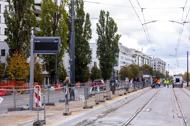 Budowa tramwaju do Wilanowa na kilka tygodni przed otwarciem