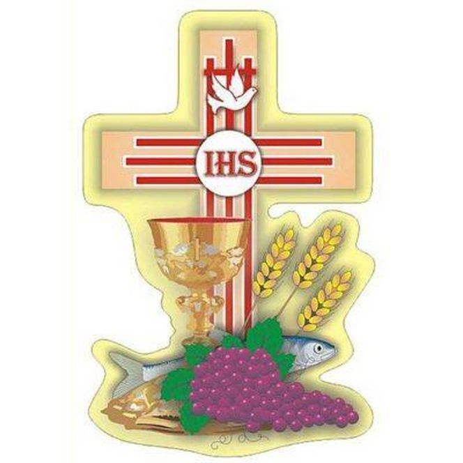Emblemat na Boże Ciało - dekoracja okienna Boskie Zakupy