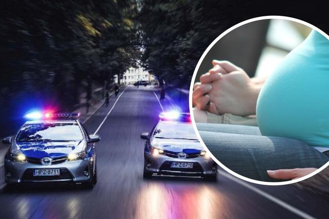 Policja eskortowała auto z rodzącą aż kilkadziesiąt kilometrów! Kobieta omal nie urodziła w samochodzie