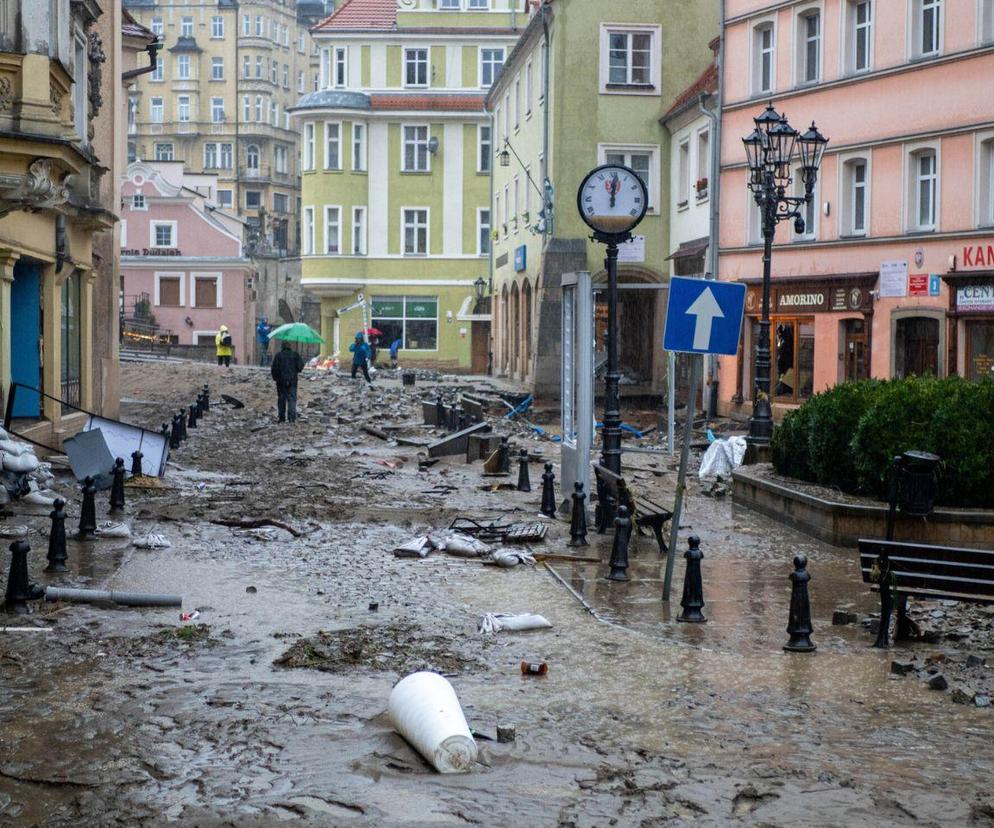 Skutki powodzi w Kłodzku