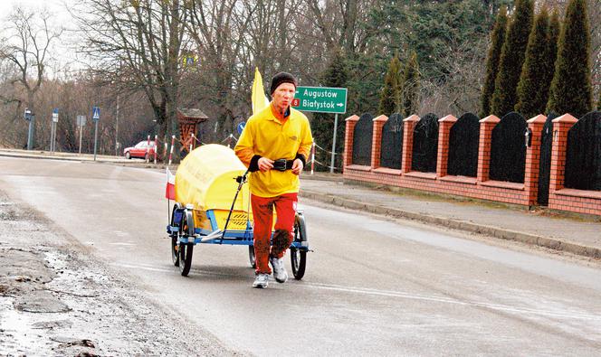 Biegnie do Rzymu dla Papieża