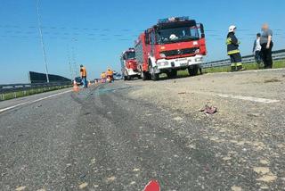 wypadek na A4 w Bratkowicach