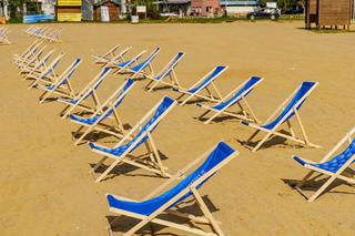 Darmowe leżaki i hamaki na plaży miejskiej w Giżycku. Zobacz zdjęcia