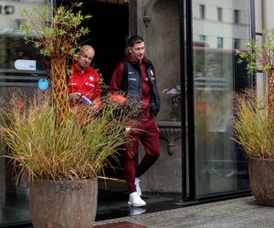 Piłkarze wyjechali na mecz Polska - Litwa