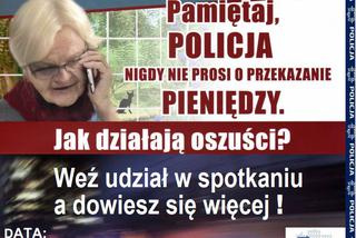Tarnowscy policjanci ostrzegają seniorów przed oszustami